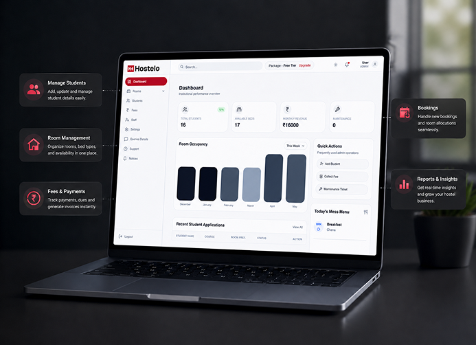 Hostel Management Dashboard